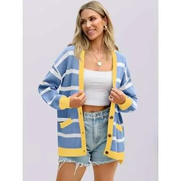 ANRABESS Women's Oversized Cardigan for Fall Fashion 2025