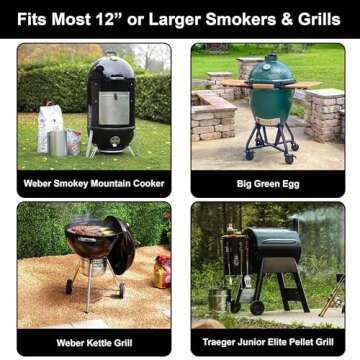 Sorbus Rib Rack - Holds 4 Racks for Ultimate Grilling