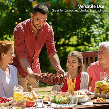 Sorbus Rib Rack - Holds 4 Racks for Ultimate Grilling