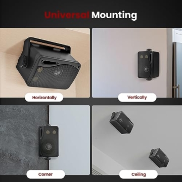 Pyle 3-Way Mini Waterproof Speaker System