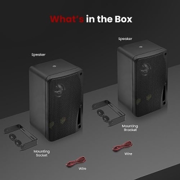 Pyle 3-Way Mini Waterproof Speaker System