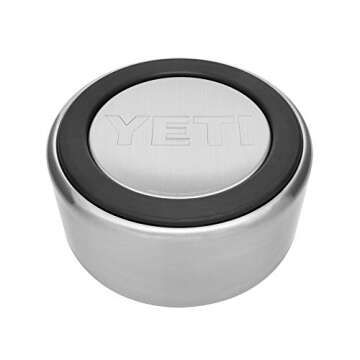 YETI Boomer 8, Stainless Steel, Non-Slip Dog Bowl, Holds 64 Ounces, Stainless