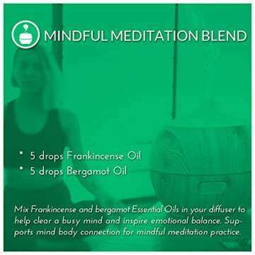 ArtNaturals Aromatherapy Set 16 Essential Oils and 150ml Diffuser Tank