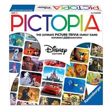 Wonder Forge Pictopia - Family Trivia Game: Disney Edition | Interactive Quiz Activity | Social Bond...