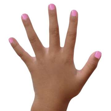 Piggy Paint Non-Toxic Kids Nail Polish in Neon Pink