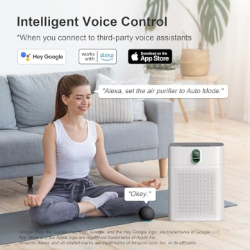 MORENTO Smart Air Purifier Wi-Fi & Alexa Compatible