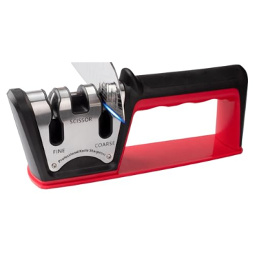 Premium 3-Stage Kitchen Knife Sharpener for All Blades