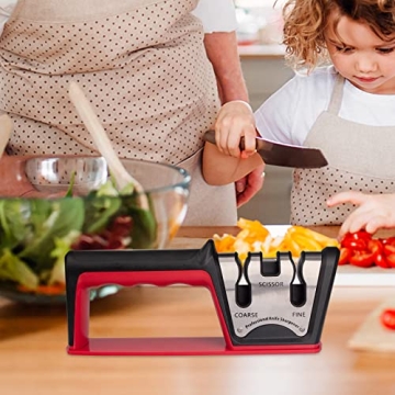 Premium 3-Stage Kitchen Knife Sharpener for All Blades