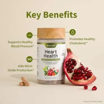 Heart Health Supplements & Blood Circulation Support, 270 Capsules