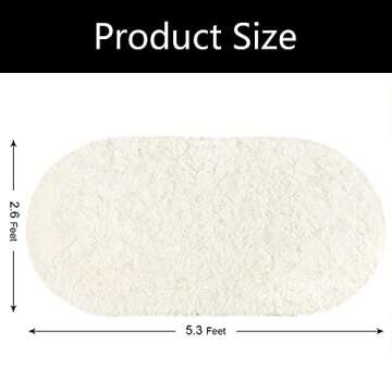 Softlife Fluffy Rugs for Bedroom, Shag Cute Area Rug for Girls/Boys and Kids Baby Room Home Decor, 2...