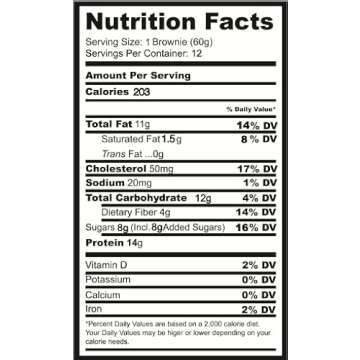 Eat Me Guilt Free Protein Brownie – Low Carb, Low Sugar, Keto-Friendly Brownies – 12 Count, Galaxy Chocolate Brownie