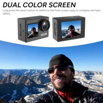 SJCAM SJ4000 Dual Screen 4K30FPS Action Camera