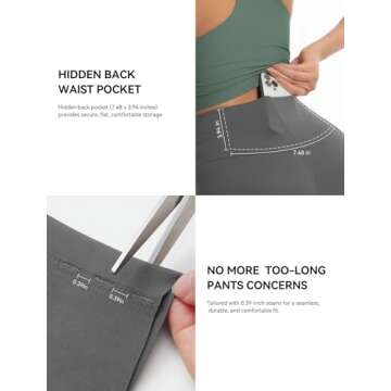 COMFELIE Infinity Seamless Workout Leggings for Women Seamless Leggings for Exercise Running Active Yoga Pants X-Large Grey