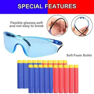 POKONBOY Nerf Gun Party Supplies for Kids Birthday