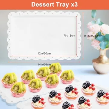 Stylish Coitak 5 Pieces Cupcake Stand Set for Elegant Events