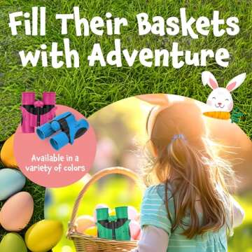 Think Peak Binoculars for Kids Ages 4-8 - Lightweight, Durable & Fun for Outdoor Adventures!