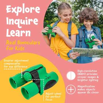 Think Peak Binoculars for Kids - Adventure Awaits!