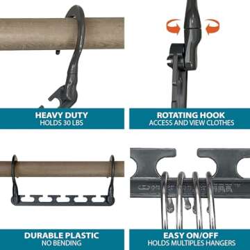 Wonder Hanger Max - Triples Closet Space Effortlessly