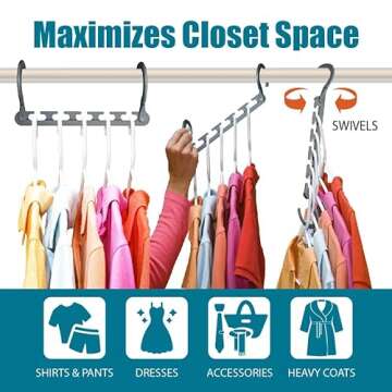 Wonder Hanger Max - Triples Closet Space Effortlessly
