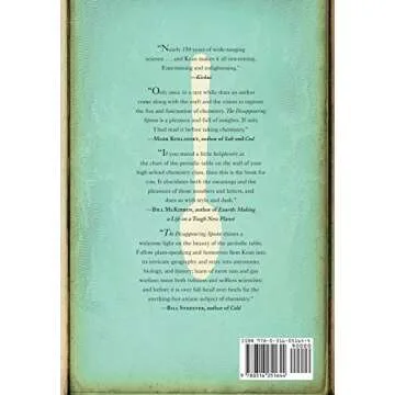 The Disappearing Spoon: And Other True Tales of Madness, Love, and the History of the World from the...