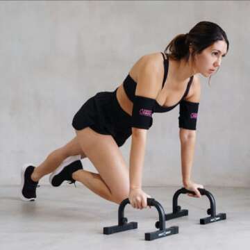 Sports Research Sweet Sweat Arm Trimmers for Men & Women | Increase Heat & Sweat | Mesh Carrying Bag...