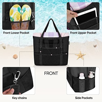 Spacious BALEINE Large Beach Bag - Perfect for All Occasions