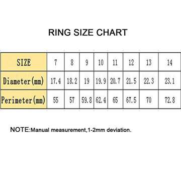 CARTER PAUL Men's Stainless Steel Black Onyx Gold Ring Europe and America Style, Size 7