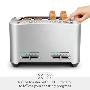 Breville 4-Slice Smart Toaster for Perfect Toasting