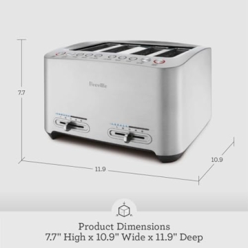 Breville 4-Slice Smart Toaster for Perfect Toasting