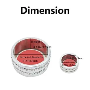 TopDall Media Control Volume Knob Bling Crystal Shiny Accessory Interior Cover Compatible for Mazda