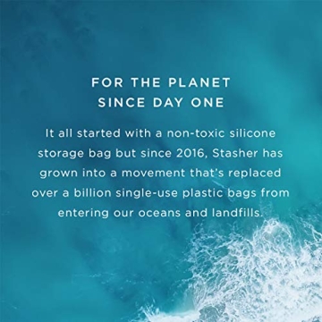Stasher Silicone Food Grade Reusable Storage Bag | Eco-friendly Solution