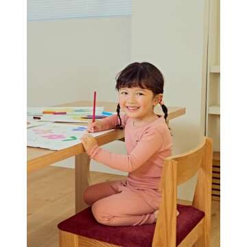 moimoln Solid Soft Cotton Modal Baby Toddler Boys Girls Snug fit Pjs Pajama Long Sleepwear Pink 3T