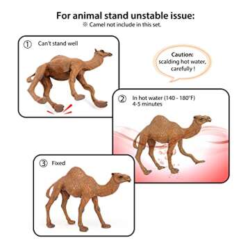 Volnau Animal Figurines Toys 16PCS Life Cycle Set Plant Locust Butterfly Caterpillars Bee Animal Figures for Toddlers Kids Decorations Preschool Educational Prop