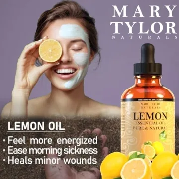 Pure Lemon Essential Oil by Mary Tylor Naturals - 4 oz