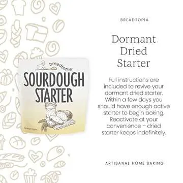 Breadtopia Sourdough Starter - Easy Activation and Organic Ingredients