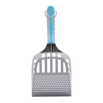Fresh Step All In One Litter Scoop - Fast and Easy to Use Cat Litter Scooper - Deep Shovel Ergonomic Handle Grip Kitty Litter Scooper to Scoop Away Cat Litter