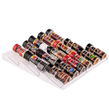Expandable 3-Tier Spice Organizer for Kitchen and Pantry