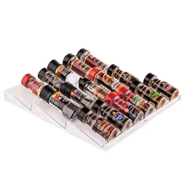 Expandable 3-Tier Spice Organizer for Kitchen and Pantry