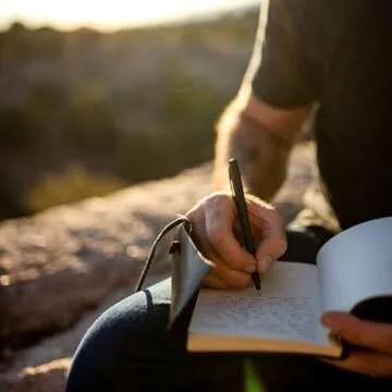 Fisher Space Pen Military Cap-O-Matic Space Pen, Ballpoint, Black Ink, Non-Reflective, Brass, Matte Black, Gift Box