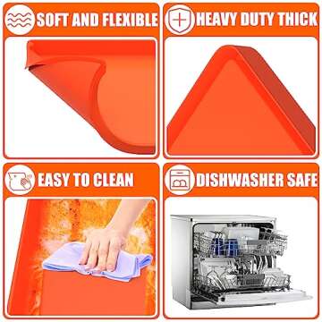 Silicone Griddle Mat Cover for Blackstone - 28 Inch True All-Encompassing Coverage Heavy Duty Food Grade Grill Buddy Mat, All Season Cooking Surface Protective Cover