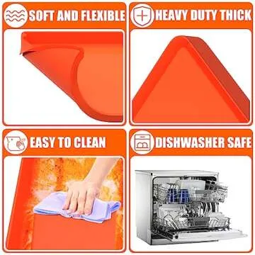 Silicone Griddle Mat Cover for Blackstone - 28 Inch True All-Encompassing Coverage Heavy Duty Food Grade Grill Buddy Mat, All Season Cooking Surface Protective Cover