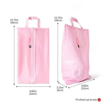 Pack All Water Resistant Shoe Bags for Travel and Storage