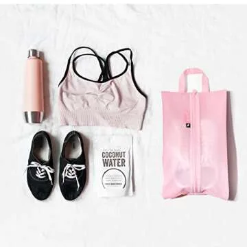 Pack All Water Resistant Shoe Bags for Travel and Storage