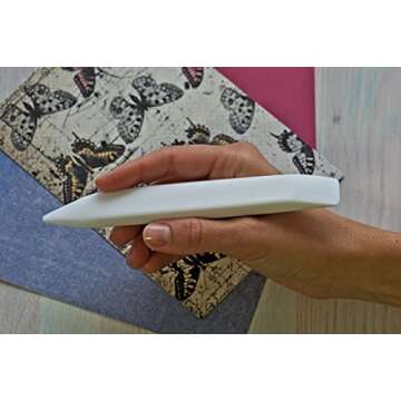 Asfroy Large Teflon Bone Folder - Best for Bookbinding, Origami, Paper Crafts, Non Stick, Ergonomic ...
