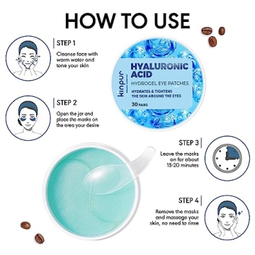 KINPUR Hydrating Eye Patches - Hyaluronic Acid & Collagen