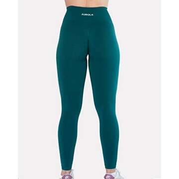 AUROLA High Waist Workout Leggings for Women Gym Yoga