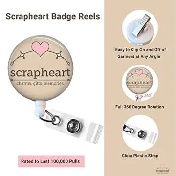 Funny Cat Badge Reel for Nurses and Teachers Gift