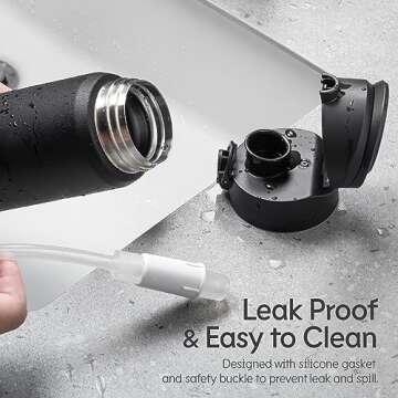 RhinoShield AquaStand Magnetic Bottle 27 oz Lightweight and Leakproof