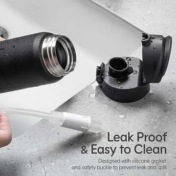 RhinoShield AquaStand Magnetic Bottle 27 oz Lightweight and Leakproof