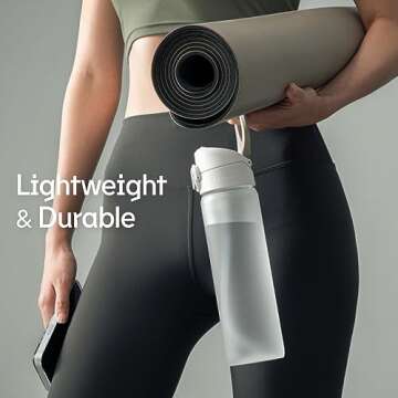 RhinoShield AquaStand Magnetic Bottle 27 oz Lightweight and Leakproof